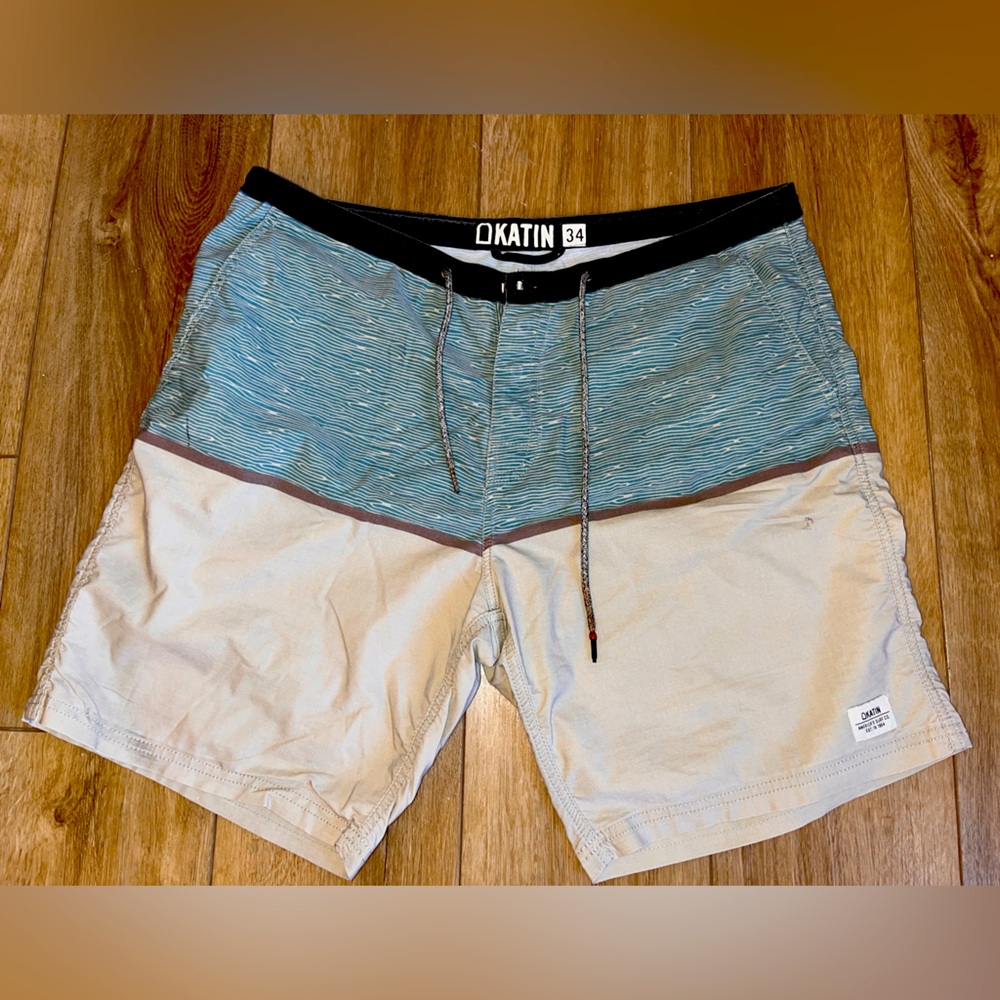 Katin Men's Board Shorts Swim Trunks Size 34